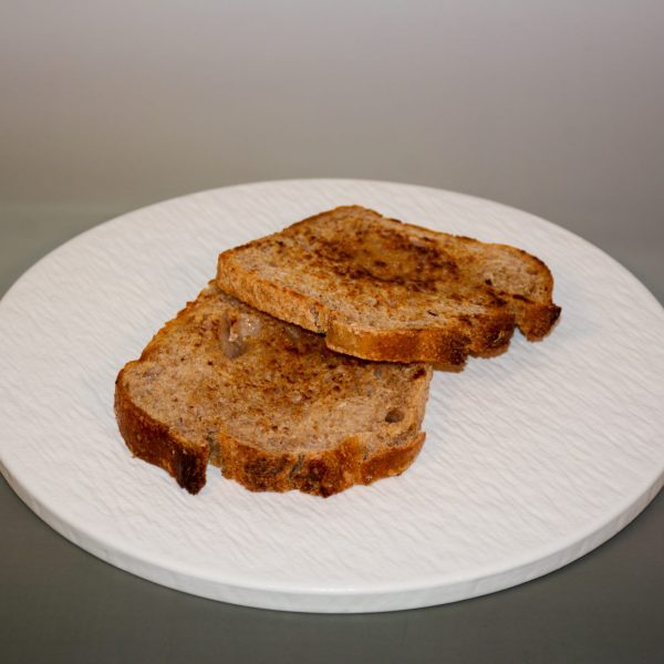 Olive oil & garlic toast: 2 slices.